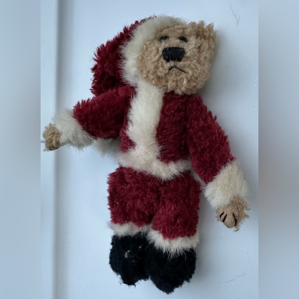 Charming Santa Bear Plush from the Boyds Collection